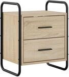 H&auml;ngender Nachttisch Sonoma-eiche 40 X 30 X 50 Cm Holzwerkstoff Vidaxl