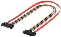 Pc Sata Daten- Und Stromkabel-verl&auml;ngerung, Sata Kombi-stecker Daten +