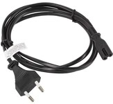 Lanberg Cee 7/16 - Iec 320 C7 Euro-netzkabel (radio) 1,8 M Schwarz