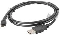 Lanberg Kabel Usb 2.0 Am/micro, 1m, Čern&yacute;