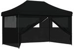 Vidaxl Party Tent 279 X 410 X 315 Cm Black Oxford Fabric