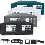 Faltpavillon 3x6m Anthrazit - Wasserdicht, Uv-schutz 50+, H&ouml;henverstellbar