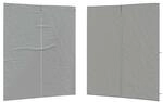 Partyzelt-seitenteil 2 Stk. 200 X 195 Cm Hellgrau Pe Und Stahl Vidaxl