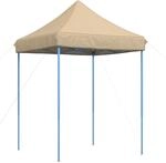 Partyzelt 200 X 200 X 306 Cm Beige Oxford-stoff Vidaxl