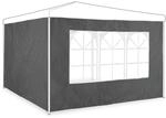 Seitenw&auml;nde F&uuml;r Pavillon, 2er Set, Hxb 2x3 M, Pavillonwand Mit Fenster,