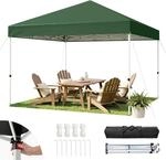 Faltpavillon 3x3m Wasserdicht Uv-schutz 50+ H&ouml;henverstellbar Mit Tragetasche...