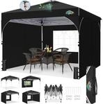 Faltpavillon 3x3m Wasserdicht, Stabil, Uv-schutz 50+, H&ouml;henverstellbar, Mit