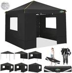Faltpavillon 3x3m Mit 4 Seitenteilen, Wasserdicht, Uv 50+, Winterfest,...