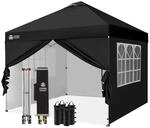 Faltpavillon 3x3m Wasserdicht Mit 4 Seitenteilen, Uv-schutz 50+,...