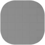 Pool Bodenschutzmatte 36 Stk. &Oslash; 350 Cm Rund Eva-schaum Grau Vidaxl