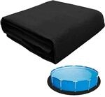 Pool Bodenschutzplane Rund 4m Filz Rutschfest Zuschneidbar F&uuml;r Easy Set & Frame