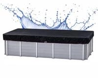Solar Poolabdeckung Eckig 480 X 280 Cm, Schwarz, 200 G/m&sup2; Pe