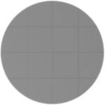 Pool Bodenschutzmatte 16 Stk. &Oslash; 235 Cm Rund Eva-schaum Grau Vidaxl