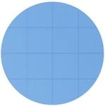 Pool Bodenschutzmatte 16 Stk. &Oslash; 235 Cm Rund Eva-schaum Blau Vidaxl