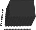 Vidaxl Pool Ground Mat 40 Pcs Black 14.4 M&sup2; Eva Foam
