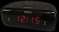 Kendo Alarm Clock 24exsw Schwarz Fm Radiowecker - Dimmbares