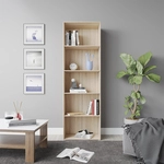 Vicco - B&uuml;cherregal Bob, Sonoma, 60 X 190 Cm Mit 5 F&auml;chern