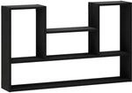 Wandregal Schwarz 100 X 17 X 60 Cm Holzwerkstoff Vidaxl