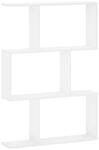Wandregal Wei&szlig; 72 X 17 X 105 Cm Holzwerkstoff Vidaxl