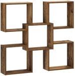 Wandregal Altholz 99,5 X 17 X 91 Cm Holzwerkstoff Vidaxl
