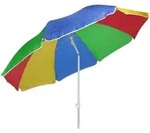Spetebo - Sonnenschirm 180 Cm Bunt - Mit Tasche - Strandschirm Garten Schirm