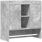 Vidaxl Wall Shelf Wall-mounted Concrete Grey 80 X 36 X 80 Cm