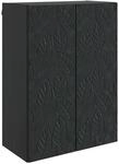 Wandschrank 66 X 34,5 X 90 Cm Holzwerkstoff Schwarz Vidaxl