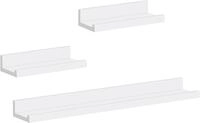 Bilderleiste 3er Set, Fotoleiste Bilderregal Wandregal Bild Magazin Fotohalter,