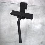 Witen&nock - Design Duschabzieher Aus Silikon Schwarz Matt Duschkabinenabzieher