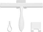 Duschabzieher Mit Haken, Silikon, Ergonomischer Griff, 28 Cm, Wei&szlig;