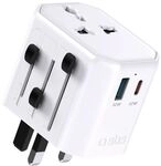 Reiseadapter Sbs Teadaptusbtcuni 2500 W Push & Slide