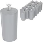 20x Rolladen Anschlag Grau Stopper Rollladen Puffer Endpunkt 40mm