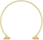 Vidaxl Double Wedding Arch Gold 220 X 45 X 200 Cm Steel