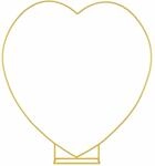 Vidaxl Wedding Arch Gold 195 X 35 X 211 Cm Steel