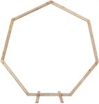 Vidaxl Wedding Arch Light Brown 221 X 92 X 216 Cm Solid Pine Wood