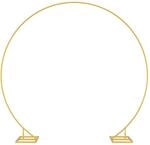 Vidaxl Single Wedding Arch Gold 220 X 45 X 200 Cm Steel