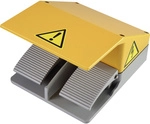 Tru Components Fu&szlig;schalter 220 V/ac, 380 V/ac 10 A 2 Pedale 2 &Ouml;ffner, 2