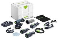 Festool Akku-exzenterschleifer Etsc 125 3,0 I-set, 2x 3,0 Ah Und Ladeger&auml;t Im