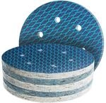 Schleifpapier 150mm Klett 40 St&uuml;ck P40 Diamant-form 6-loch F&uuml;r...