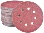 Schleifpapier Exzenterschleifer 125mm Klett 8 Loch 100er Packung K&ouml;rnung 40