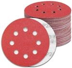 Schleifscheiben 125mm Klett 240 K&ouml;rnung 8 Loch F&uuml;r Exzenterschleifer (100...