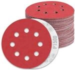 Schleifscheiben 125mm Klett P1500, 100 St&uuml;ck, 8 Loch F&uuml;r Exzenterschleifer