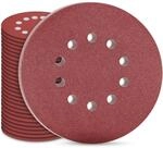 Schleifpapier 225mm Klett 30 St&uuml;ck Mit 10 Loch Staubabsaugung, K&ouml;rnung Mix
