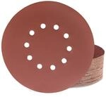 Schleifpapier 225mm Klett 10 Loch P240 F&uuml;r Langhalsschleifer (40 St&uuml;ck)