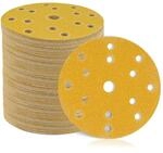 Schleifpapier Klett 150mm 15 Loch 50er Set P60-p400 F&uuml;r Exzenterschleifer