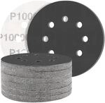 Schleifpapier 125mm Klett 8 Loch Nass/trocken F&uuml;r Metall, Auto, Holz