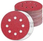 Schleifscheiben 125mm Klett 80 K&ouml;rnung F&uuml;r Exzenterschleifer (90 Stk.)