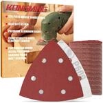 Schleifpapier Dreieck 120tlg. K&ouml;rnung 600 F&uuml;r Deltaschleifer 93x93mm Klett