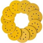 Schleifpapier 125mm Klett 8 Loch 110tlg. Mix K&ouml;rnung F&uuml;r Exzenterschleifer