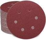 Schleifpapier Klett 150mm 6 Loch 100 St&uuml;ck K&ouml;rnung 40-1000 F&uuml;r...